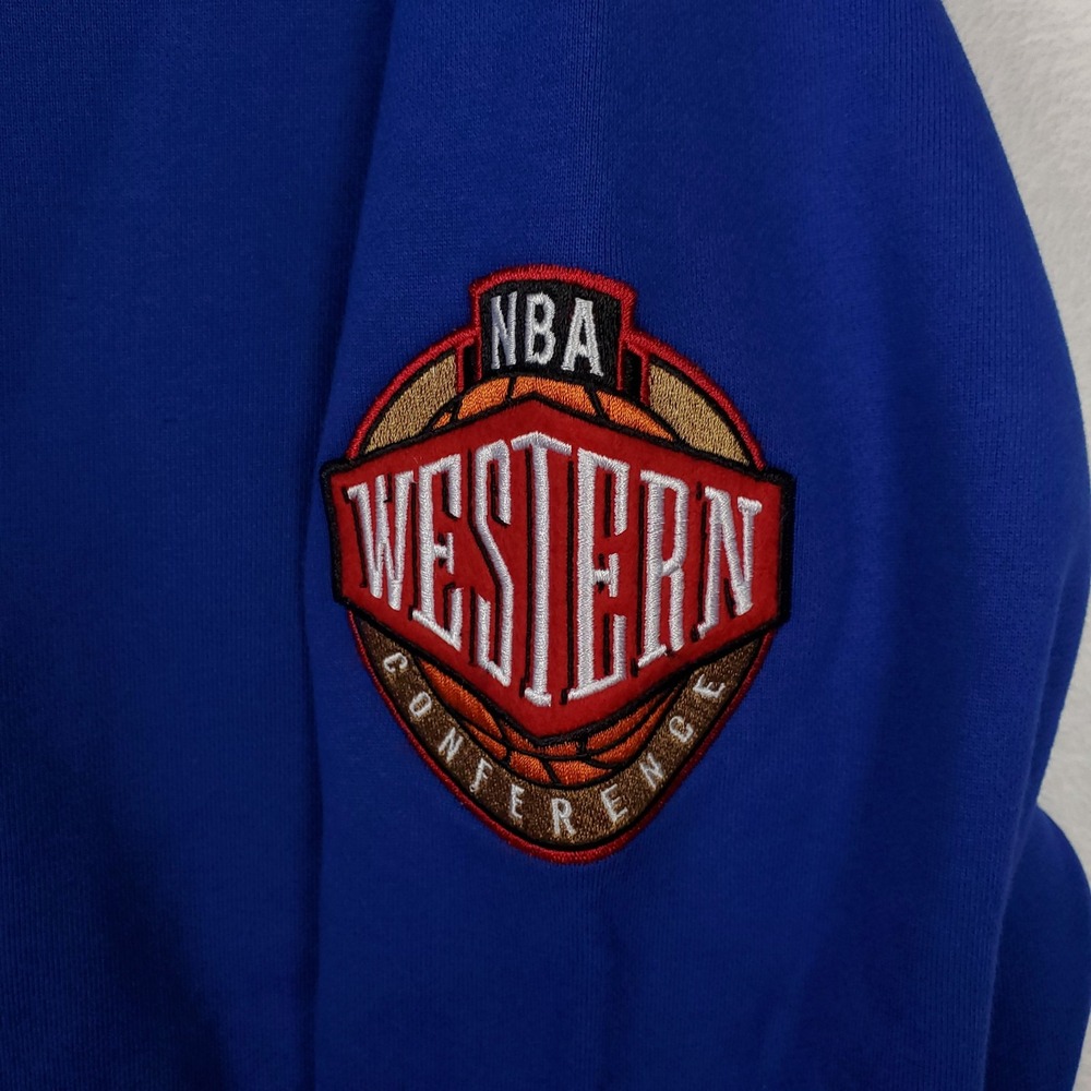 Golden State Warriors Mitchell & Ness NBA XL XLarge Hoodie Chenille Logo Art NWT - Picture 4 of 8
